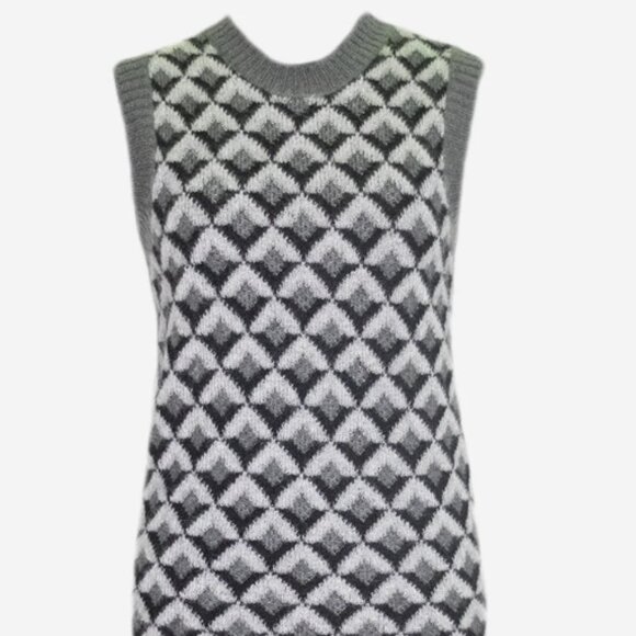 NWT Gucci Lana Wool Long Sweater Vest xs - Picture 1 of 10